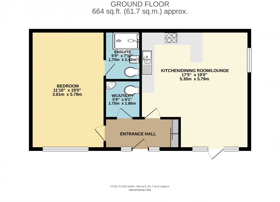 Floorplan for Highfield Road, Impington