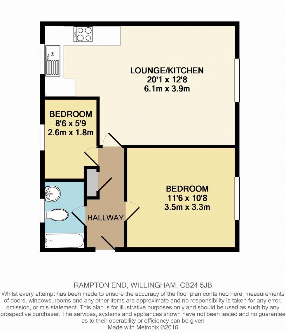 Floorplan for Willingham, Cambridge