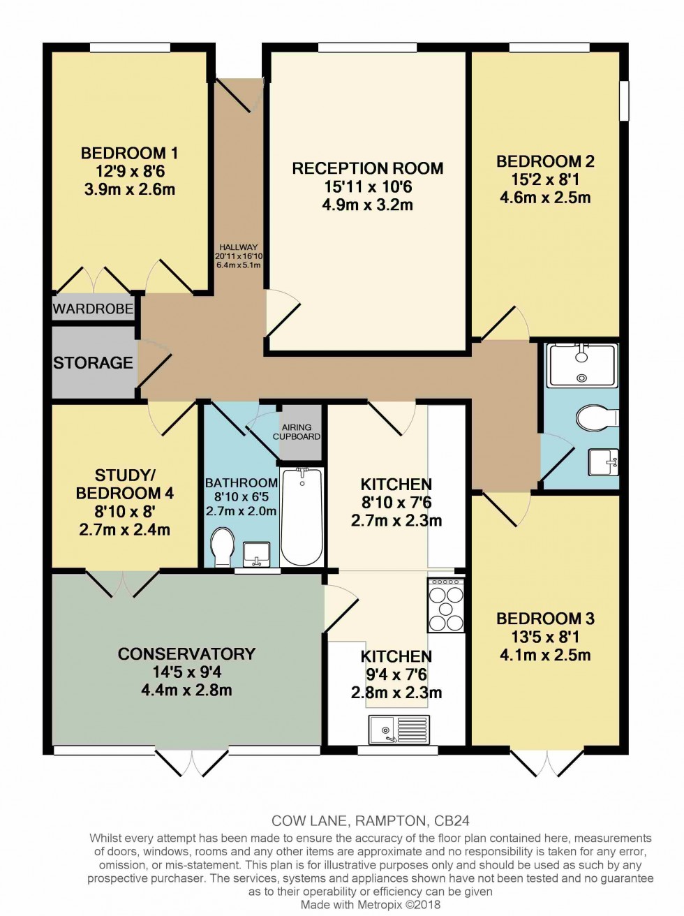 Floorplan for Rampton, Cambridge