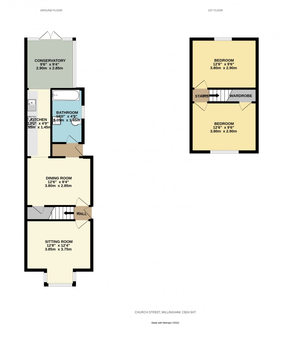 Floorplan for Willingham, Cambridge, Cambridgeshire