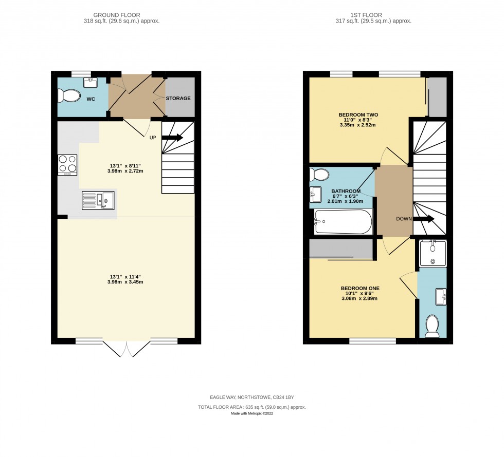 Floorplan for Northstowe, Cambridge