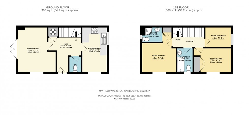 Floorplan for Great Cambourne, Cambridge