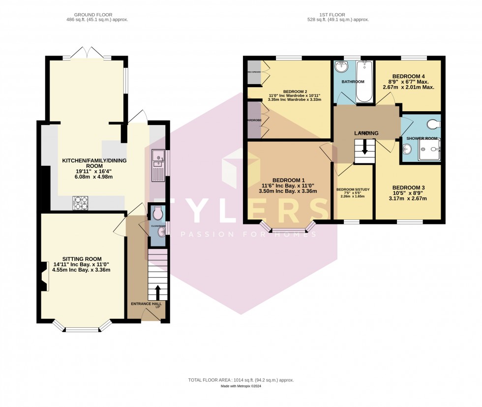 Floorplan for Histon, Cambridge