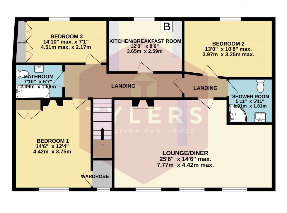 Floorplan for Cottenham, Cambridge