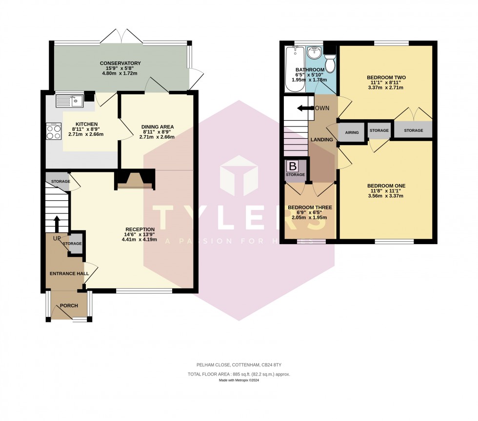 Floorplan for Cottenham, Cambridge