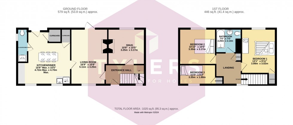 Floorplan for Hilton, Huntingdon