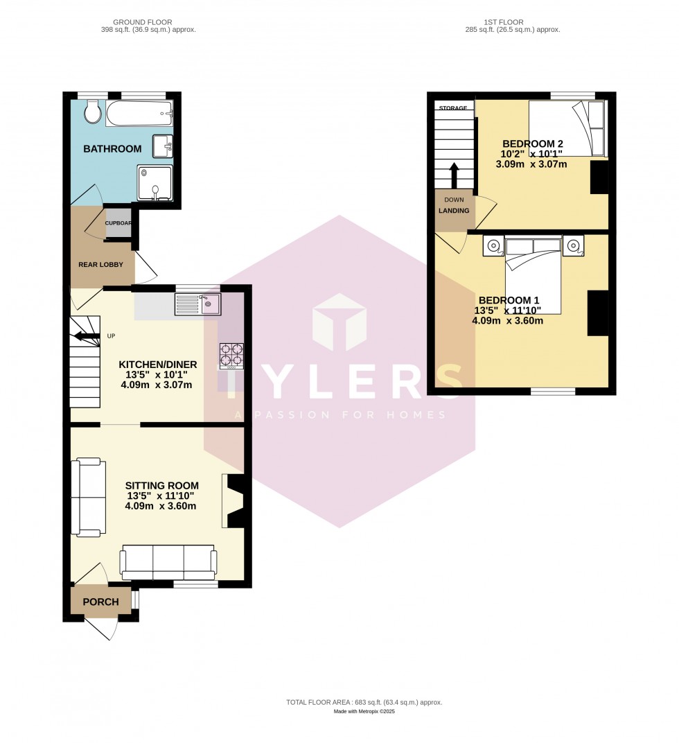 Floorplan for Histon, Cambridge, Cambridgeshire