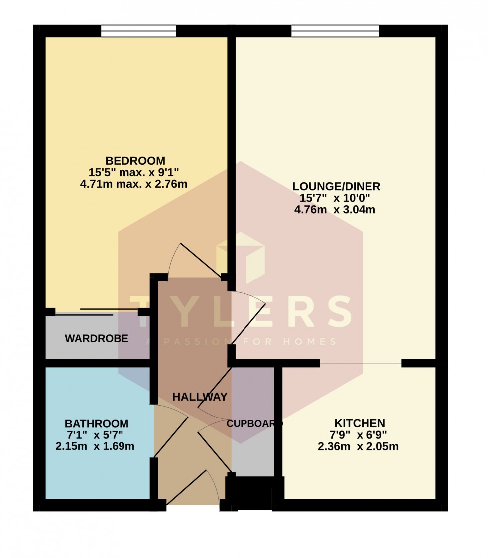 Floorplan for Cambridge, Cambridgeshire