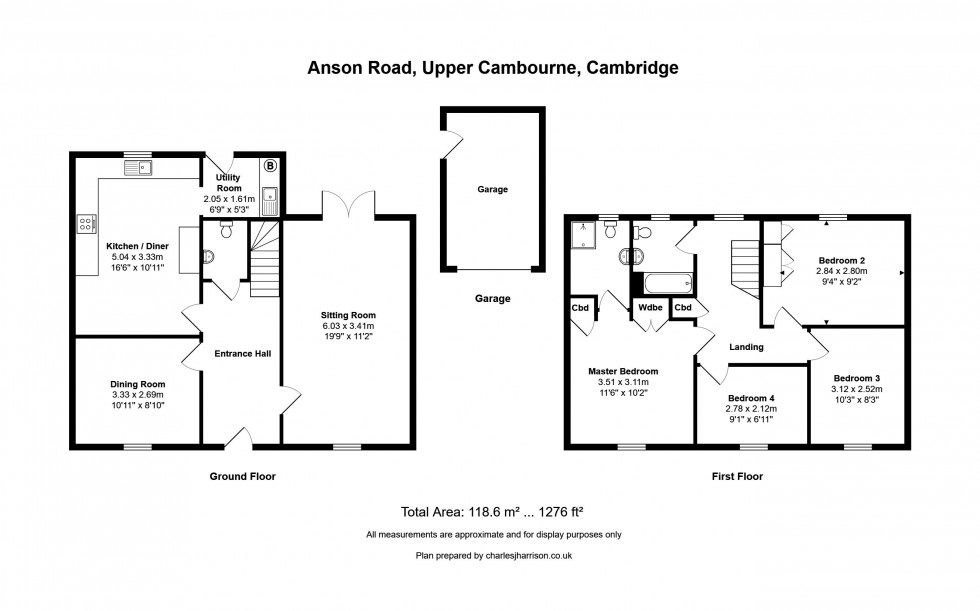 Floorplan for Upper Cambourne, Cambridge
