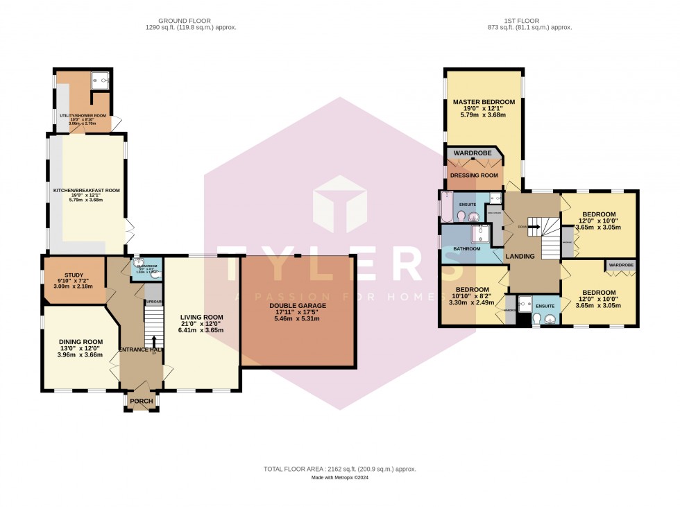 Floorplan for Longstanton, Cambridge, Cambridgeshire