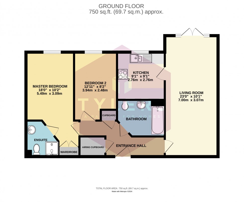 Floorplan for Histon, Cambridge, Cambridgeshire