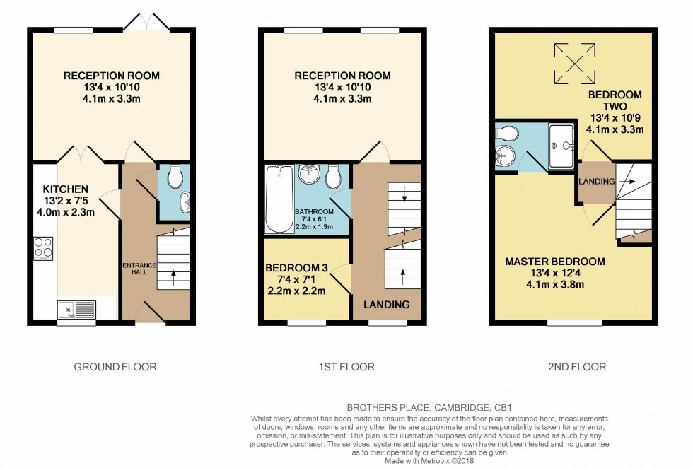 Floorplan for Brothers Place, Cambridge