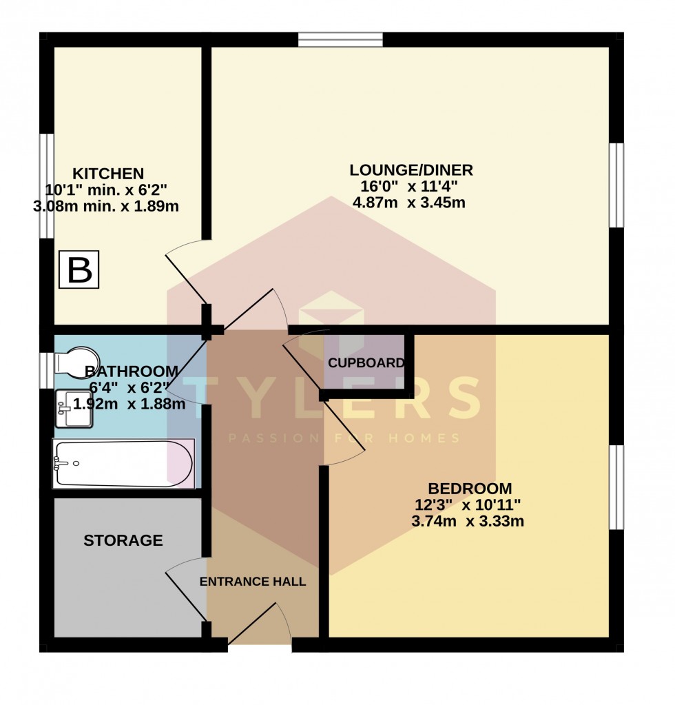 Floorplan for Cambridge, Cambridgeshire