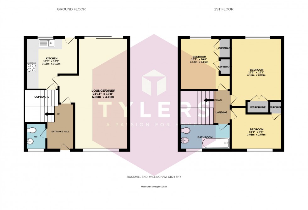 Floorplan for Willingham, Cambridge