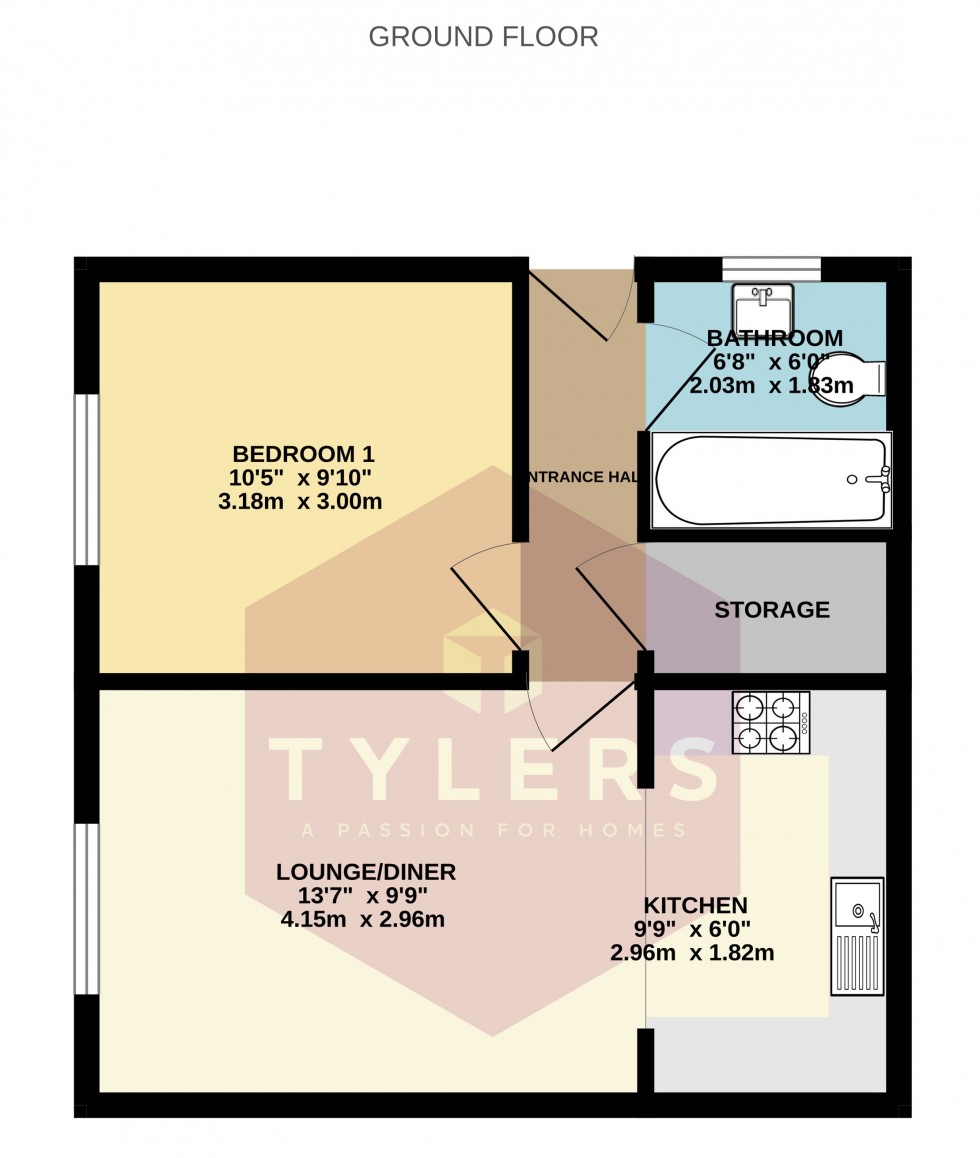 Floorplan for Histon, Cambridge, Cambridgeshire