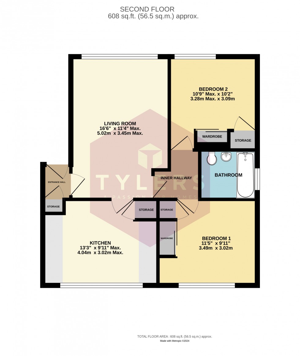 Floorplan for Cambridge, Cambridgeshire