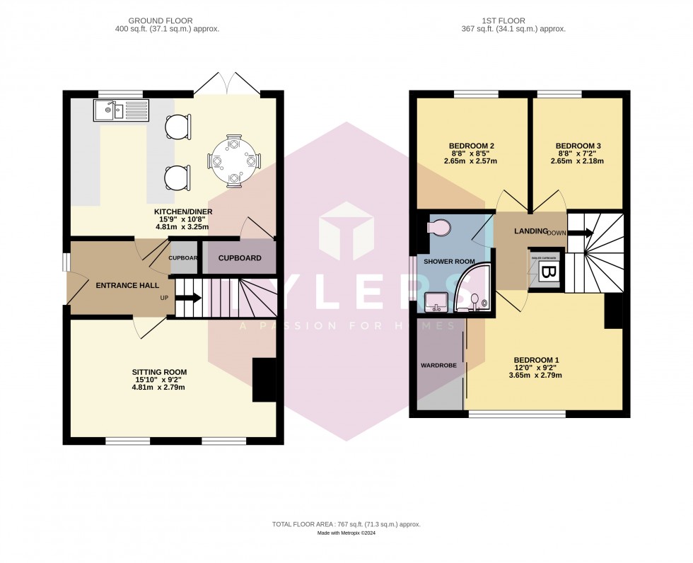 Floorplan for Histon, Cambridge, Cambridgeshire