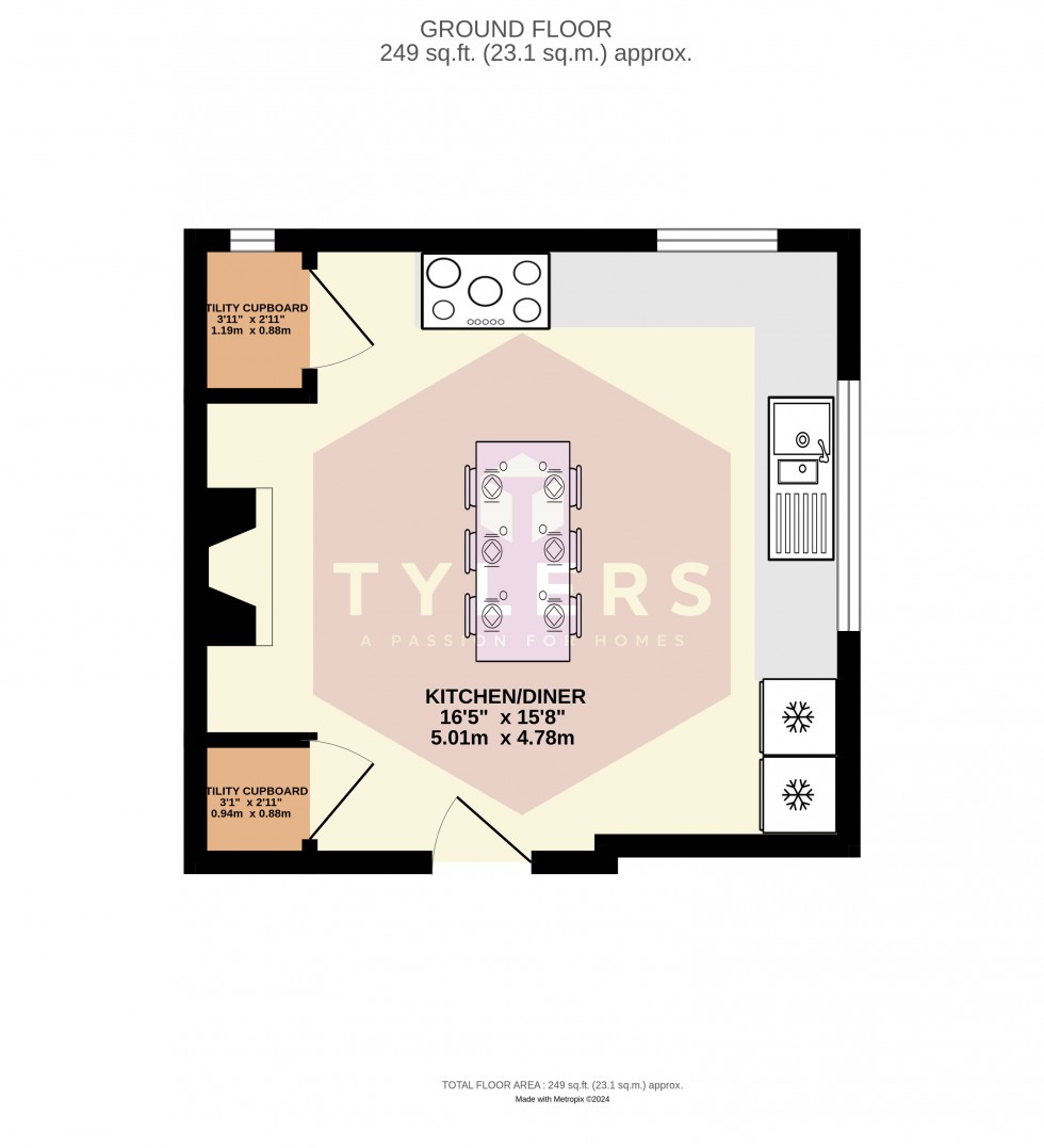 Floorplan for Cherry Hinton, Cambridge, Cambridgeshire