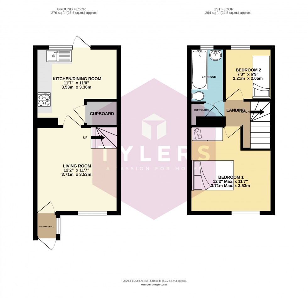 Floorplan for Milton, Cambridge, Cambridgeshire