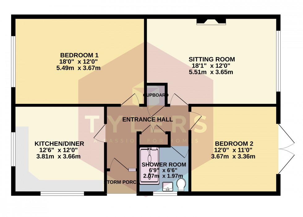 Floorplan for Cottenham, Cambridge, Cambridgeshire