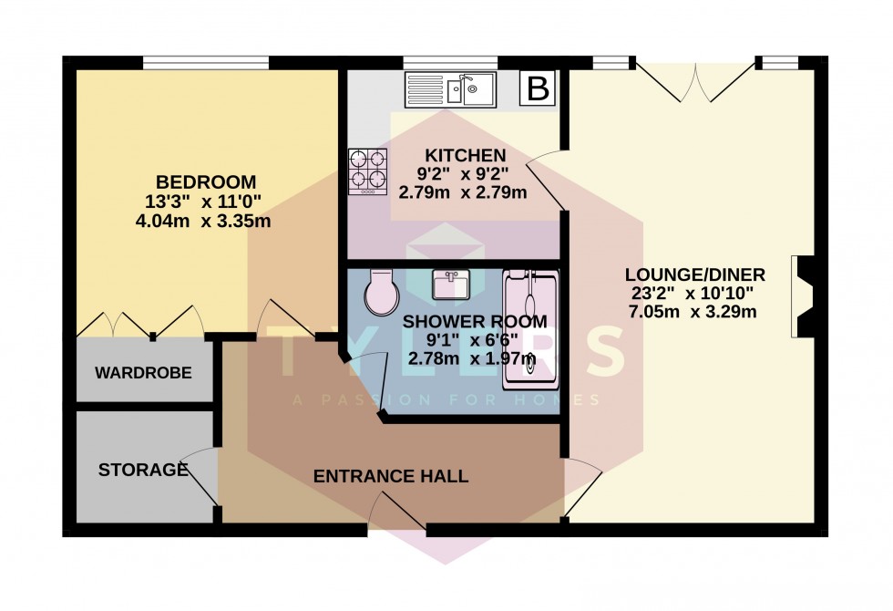 Floorplan for Histon, Cambridge, Cambridgeshire