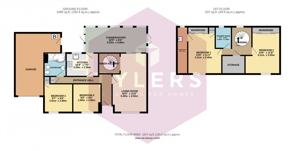 Floorplan for Histon, Cambridge, Cambridgeshire