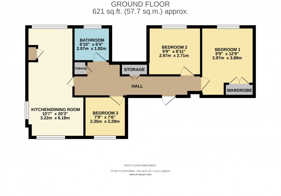 Floorplan for Mill Hill, Newmarket