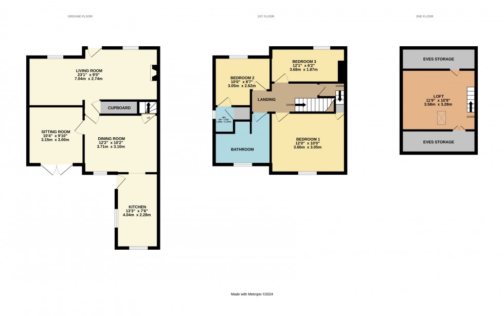 Floorplan for Queen Adelaide, Ely