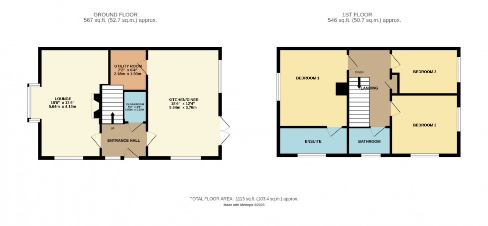 Floorplan for Cheveley, Newmarket