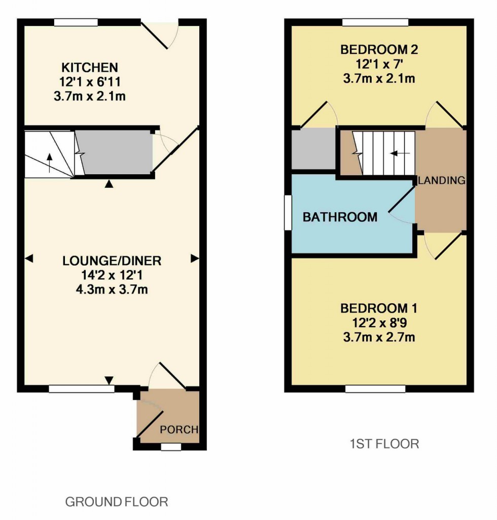 Floorplan for Felton Way, Ely