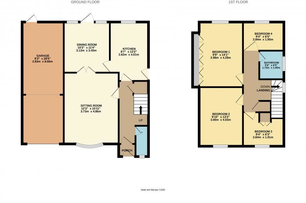 Floorplan for Brookfields Close, Newmarket