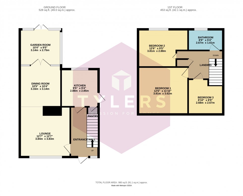 Floorplan for Newmarket, Suffolk