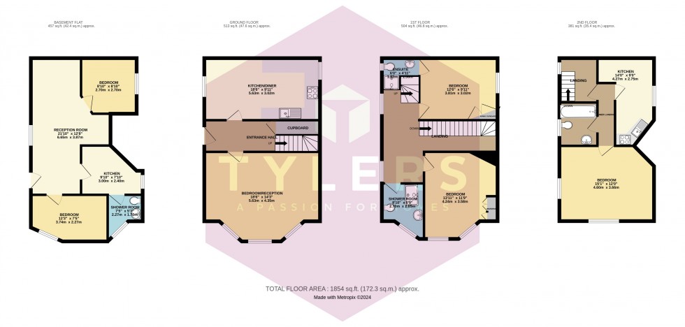 Floorplan for Newmarket, Suffolk