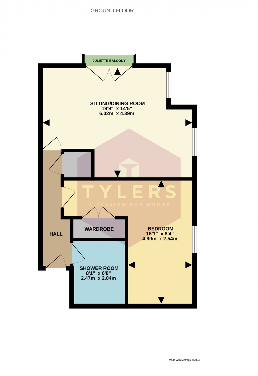 Floorplan for Waterbeach, Cambridge, Cambridgeshire