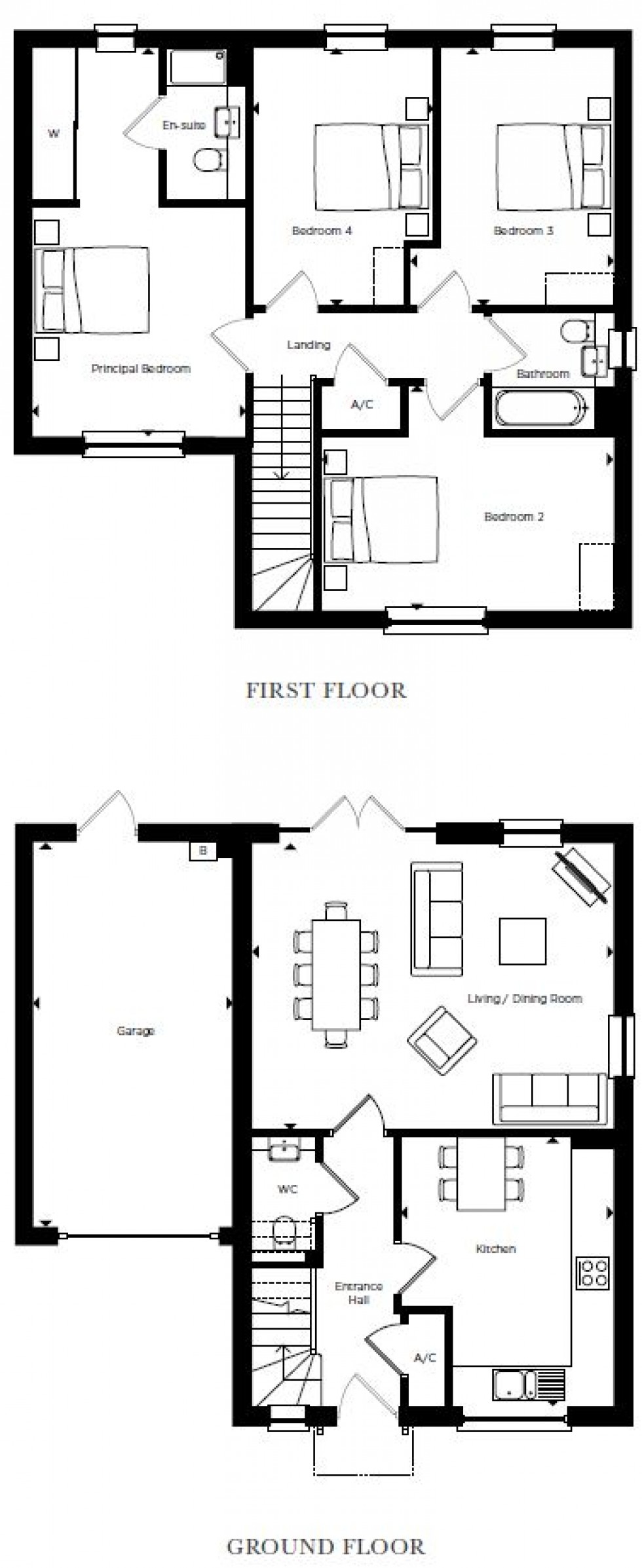 Floorplan for Fordham, Ely, Cambridgeshire