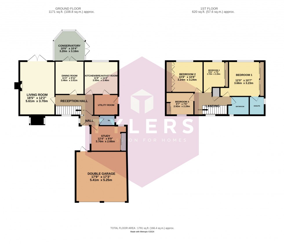 Floorplan for Toft, Cambridge, Cambridgeshire