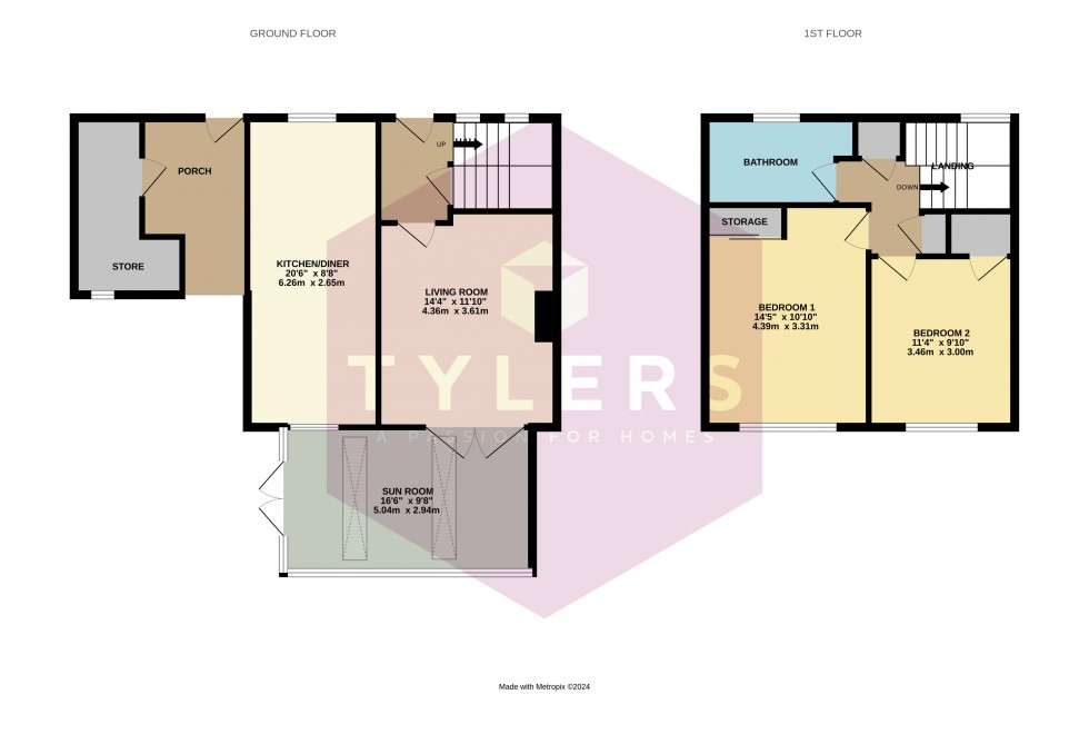 Floorplan for Waterbeach, Cambridge, Cambridgeshire