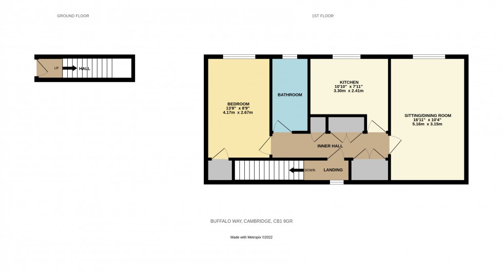 Floorplan for Cherry Hinton, Cambridge