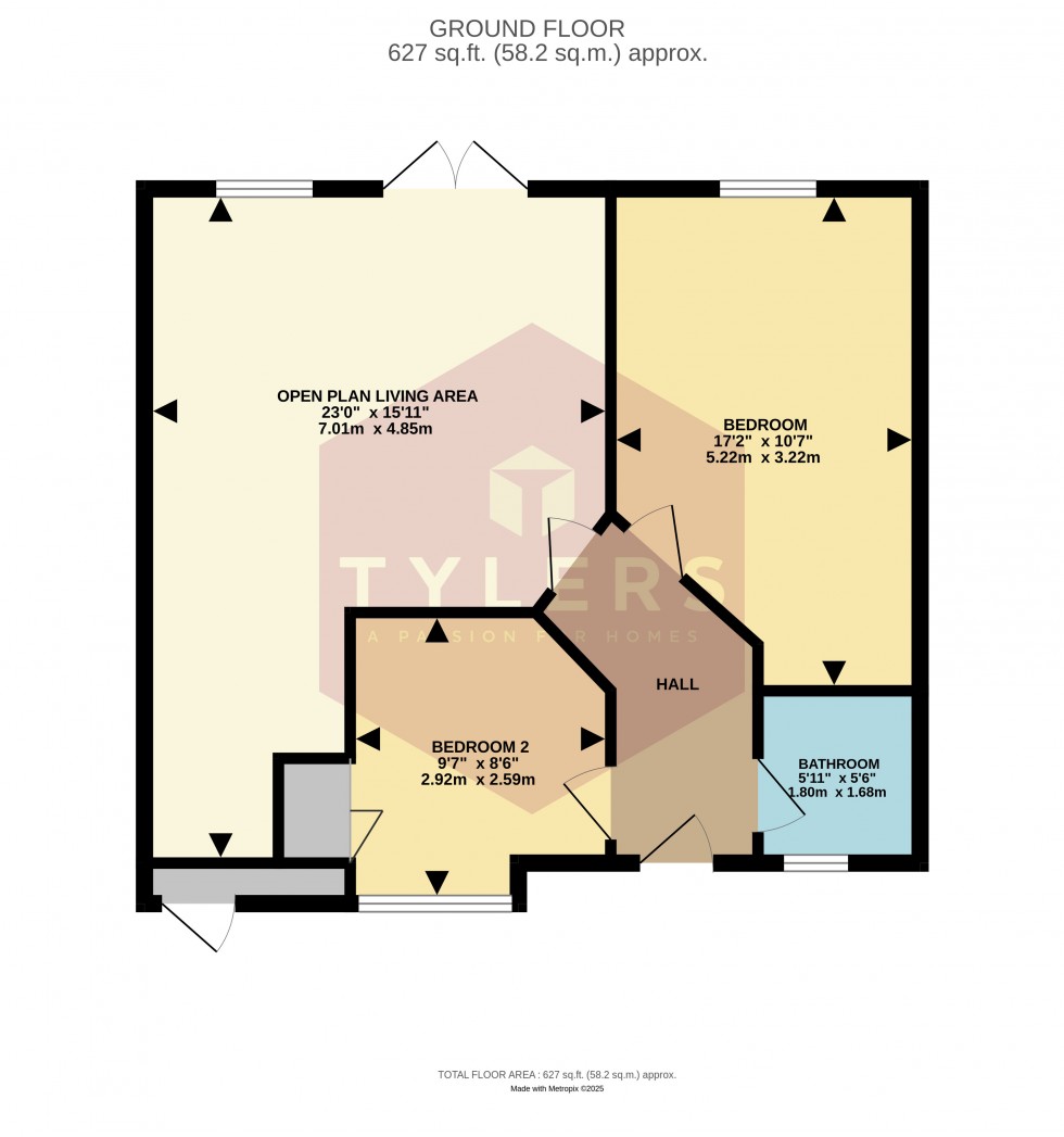 Floorplan for Madingley, Cambridge, Cambridgeshire