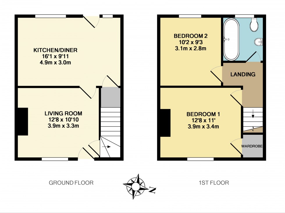 Floorplan for Swavesey, Cambridge, Cambridgeshire