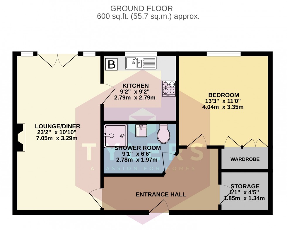 Floorplan for Histon, Cambridge