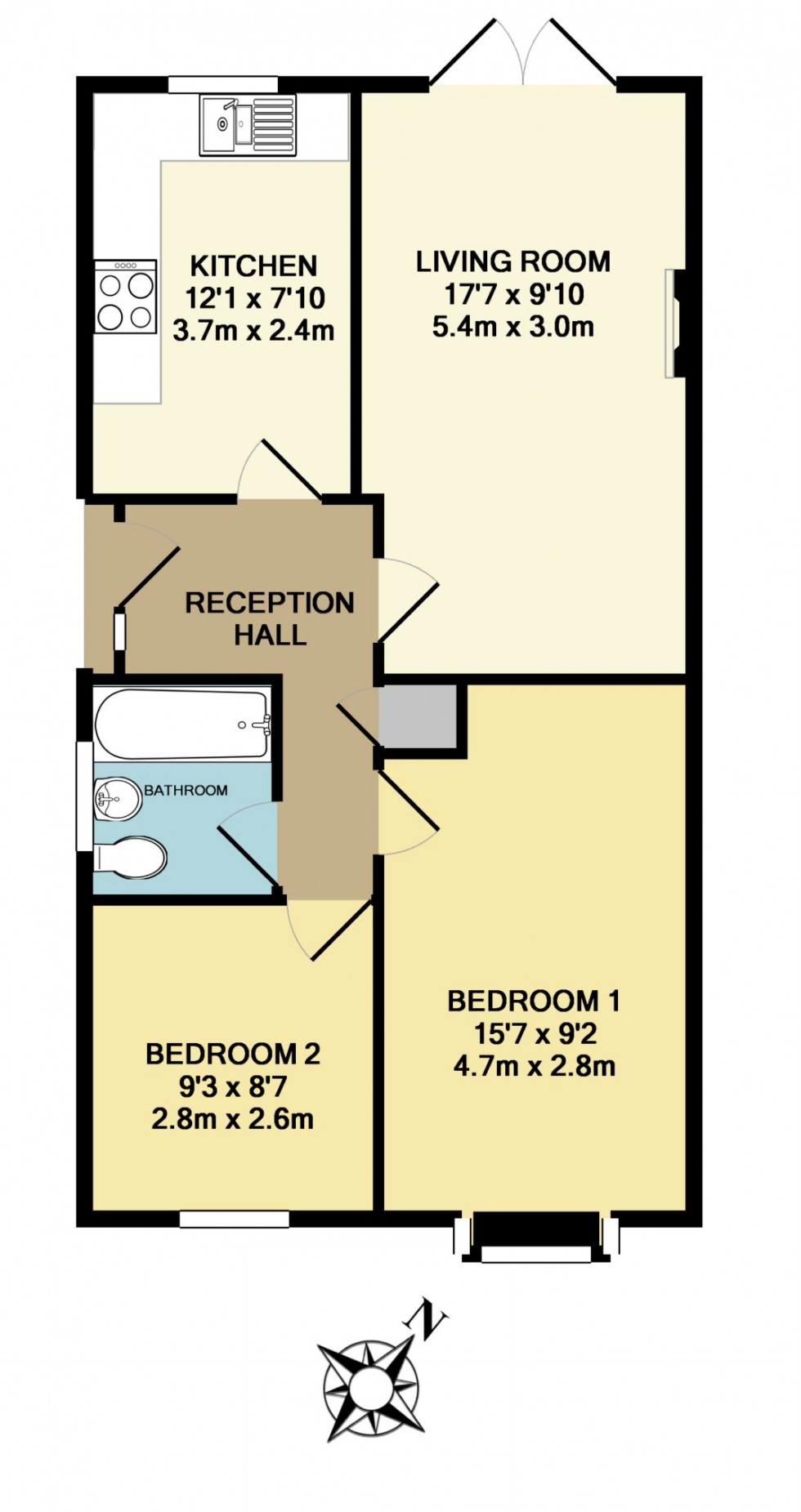 Floorplan for Bar Hill, Cambridge